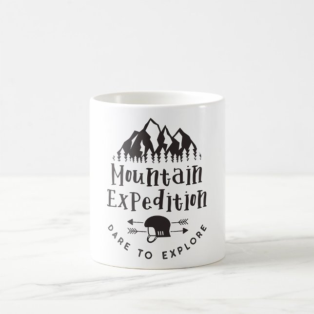Bergwanderung wagen zu entdecken kaffeetasse (Von Creator hochgeladen)