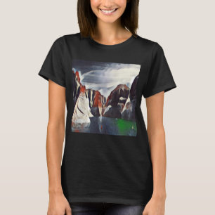 BERGWANDSCHAFT ABSTRACT NATUR T-Shirt