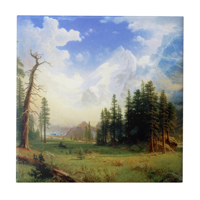 Bergwelt Fliese (Vorderseite)