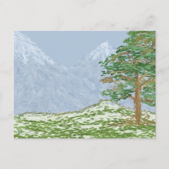 Bergwelt Postkarte (Vorderseite)