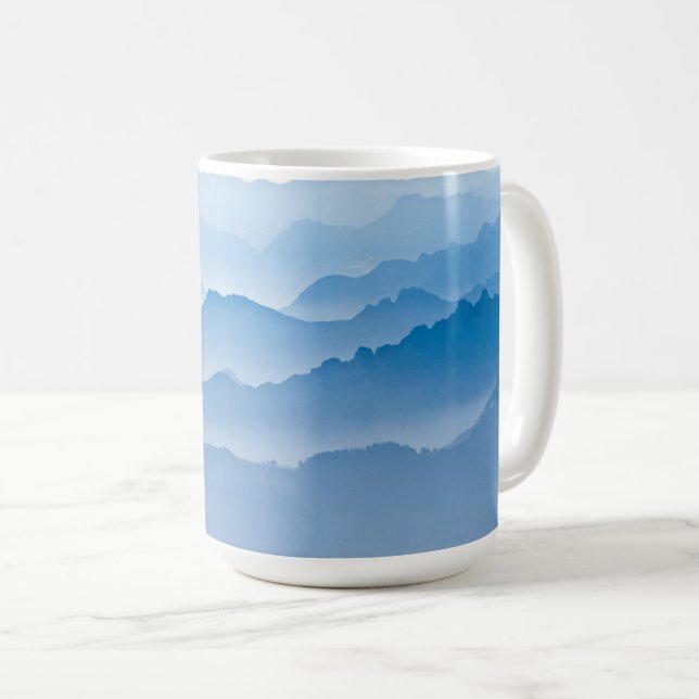 Bergwelt | Schweiz Kaffeetasse (VorderseiteRechts)