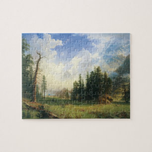 Bergwelt von Albert Bierstadt Puzzle