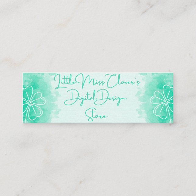 Bergwerk Mini Visitenkarte (Vorderseite)