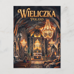 Bergwerk Wieliczka Polen Postkarte