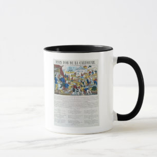 'Bergwerke d'Or de la Californie' Tasse