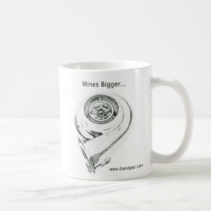 Bergwerke größere - mein Turbo ist größer - Kaffeetasse