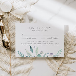 Bergwiese | Botanische Wahl der Wasserfarbe RSVP Karte