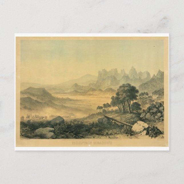 Bergwiesen, Utah Postkarte (Vorderseite)