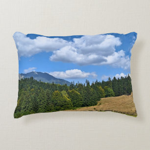 Bergwiesenlandschaft - Wilde Natur Rumänien Dekokissen