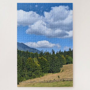 Bergwiesenlandschaft - Wilde Natur Rumänien Puzzle