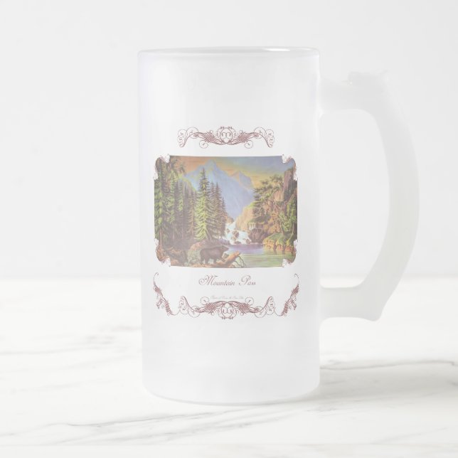 Bergwild Mattierte Tasse (Rechts)