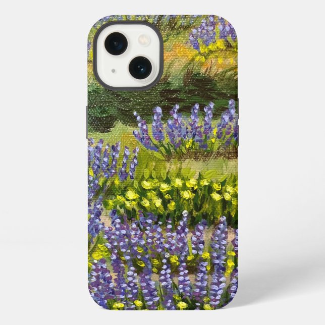 Bergwildblumen iPhone Hülle (Rückseite)