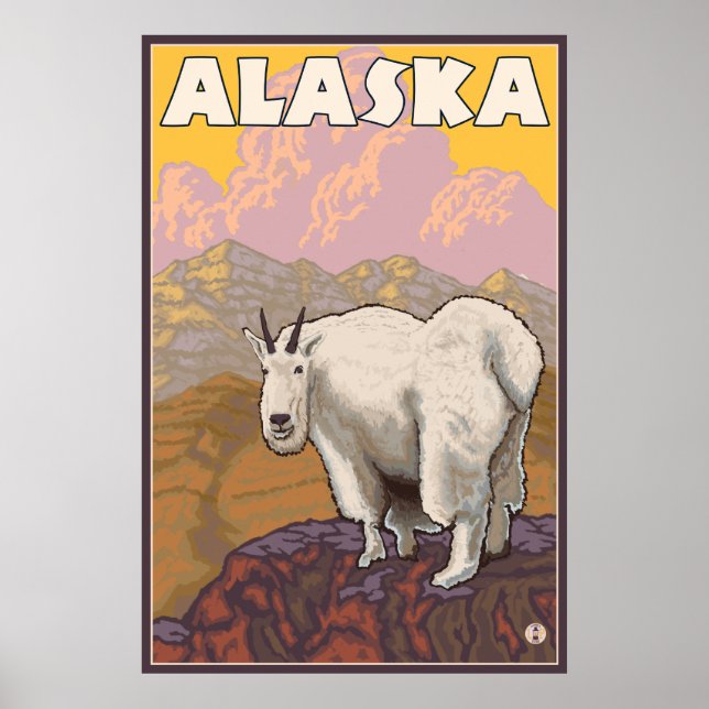 Bergziege - Alaska Poster (Vorne)