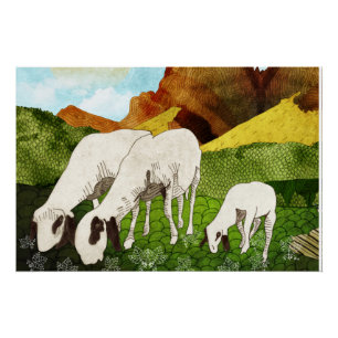 Bergziege Poster