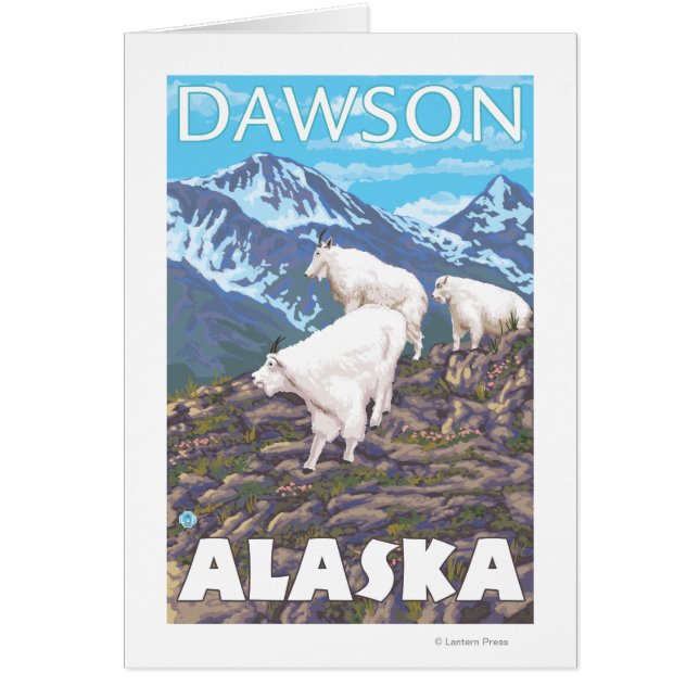 Bergziegen-Szene - Dawson, Alaska (Vorne)