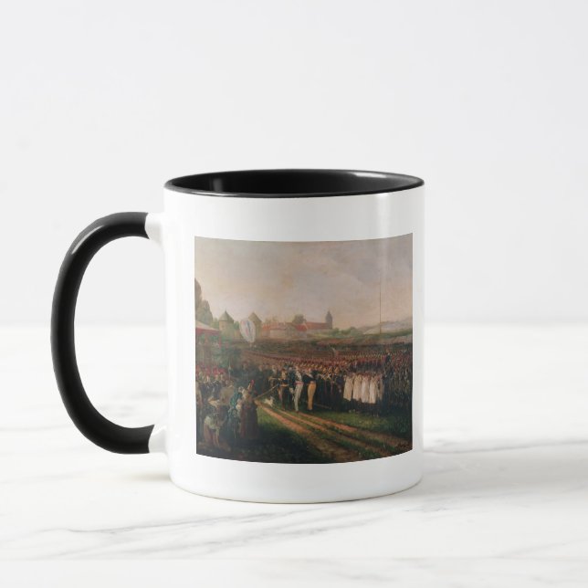 Bericht der Nationalgarde und des Feuers Tasse (Links)