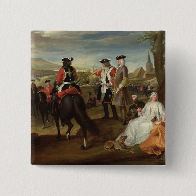 Bericht der schwarzen Musketiere Button (Vorderseite)