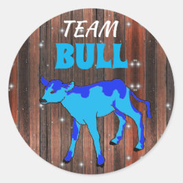 Bericht "Team Bull" über die Geschlechterperspekti Runder Aufkleber