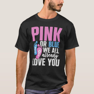 Bericht über das Party Rosa oder Blue Baby Duwer G T-Shirt