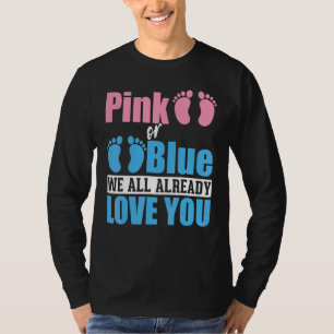 Bericht über das Party Rosa oder Blue Baby Duwer G T-Shirt