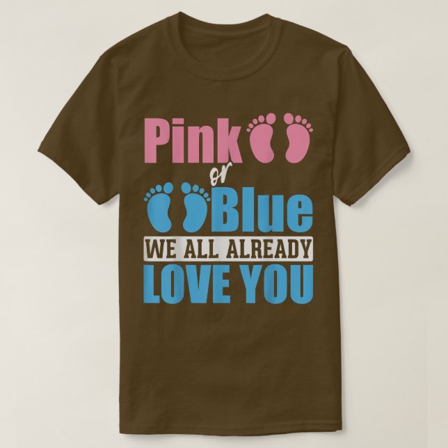 Bericht über das Party Rosa oder Blue Baby Duwer G T-Shirt (Design vorne)