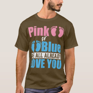 Bericht über das Party Rosa oder Blue Baby Duwer G T-Shirt