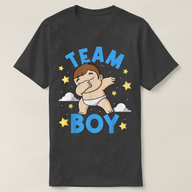 Bericht über das Party-Team "Boy Gender" T-Shirt (Design vorne)