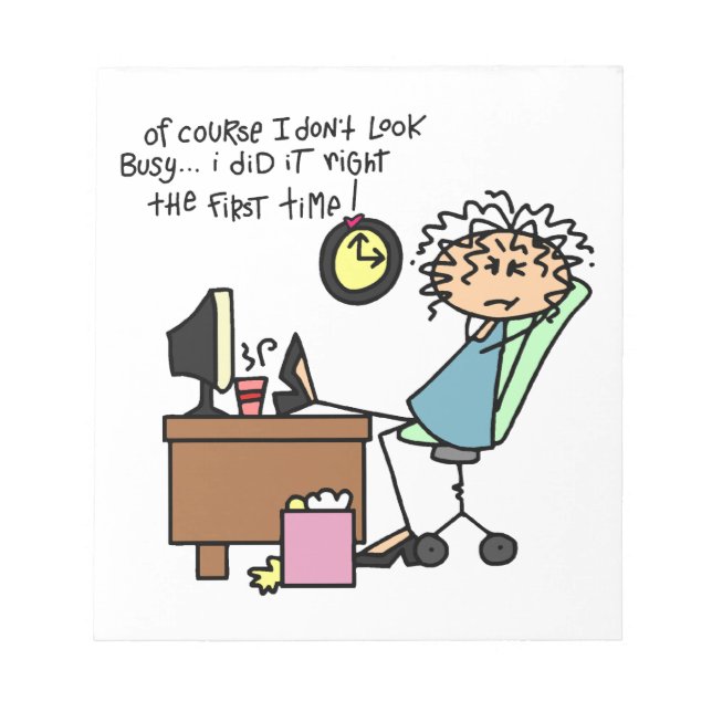 Berichtigen Sie das erste mal Spaß Notizblock (Vorderseite)