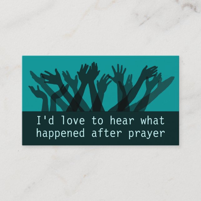 Berichts-Mitteilungsblatt des Visitenkarte (Vorderseite)