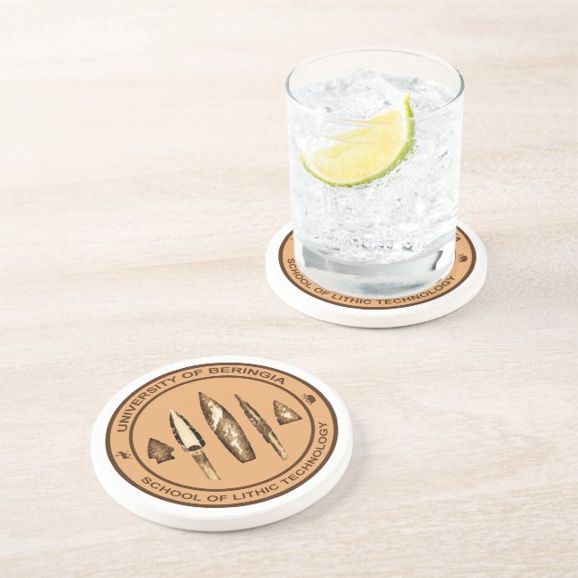 Beringia School of Lithic Technology Getränkeuntersetzer (Seite)