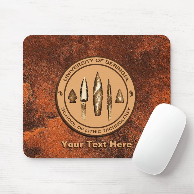 Beringia School of Lithic Technology Mousepad (Mit Mouse)