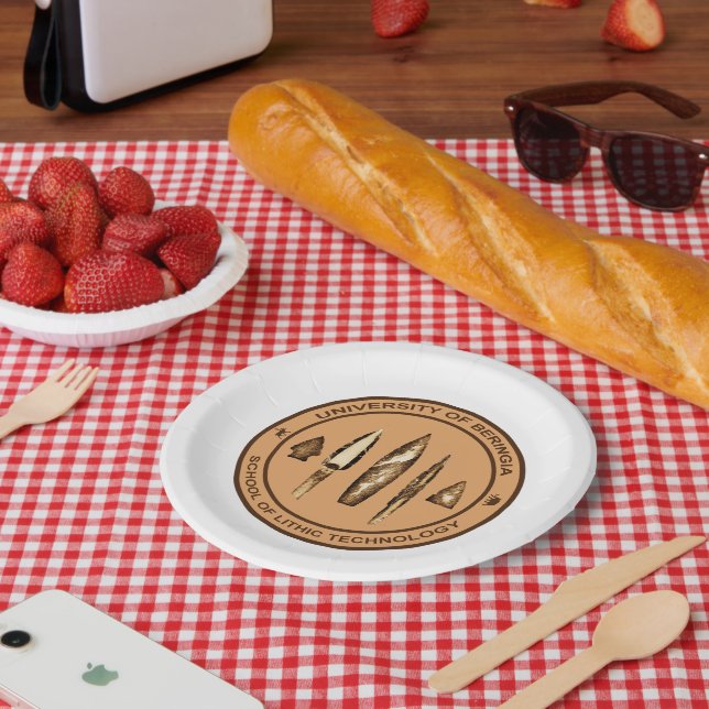 Beringia School of Lithic Technology Pappteller (Picknick)