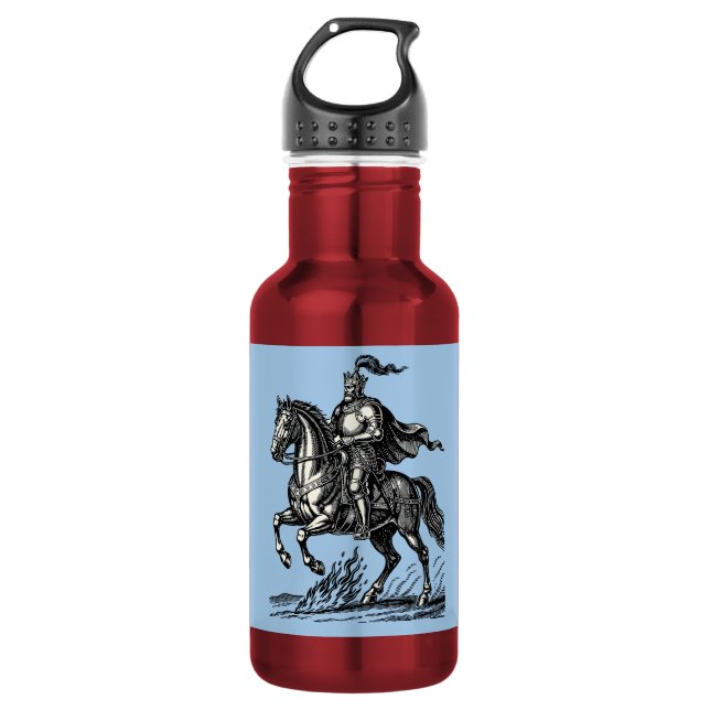Beriths königlicher Ritt Edelstahlflasche (Vorderseite)