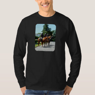 Berittenes Polizei-Profil T-Shirt
