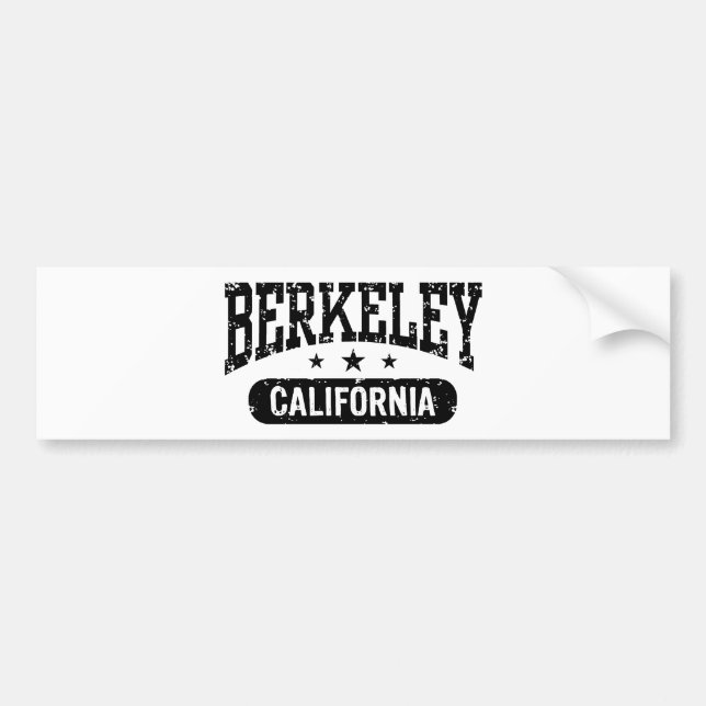 Berkeley California Autoaufkleber (Vorne)