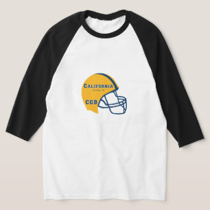 Berkeley California CA Football Helmet Logo T-Shirt