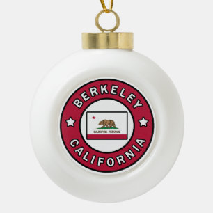 Berkeley California Keramik Kugel-Ornament