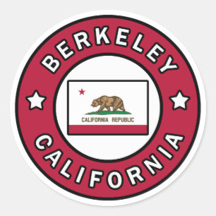 Berkeley California Runder Aufkleber