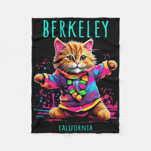 Berkeley California US Fun Niedlich-farbiges Tanze Fleecedecke