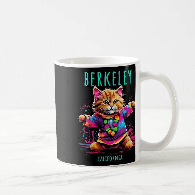 Berkeley California US Fun Niedlich-farbiges Tanze Kaffeetasse (Rechts)