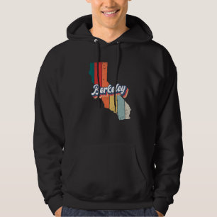 Berkeley City Retro Vintages Heimat Kalifornien Hoodie