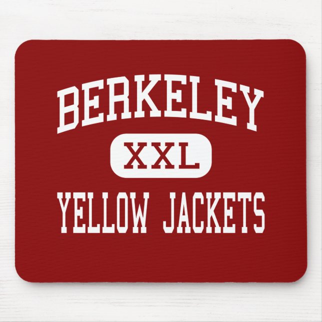 Berkeley - gelbe Jacken - hoch - Berkeley Mousepad (Vorne)