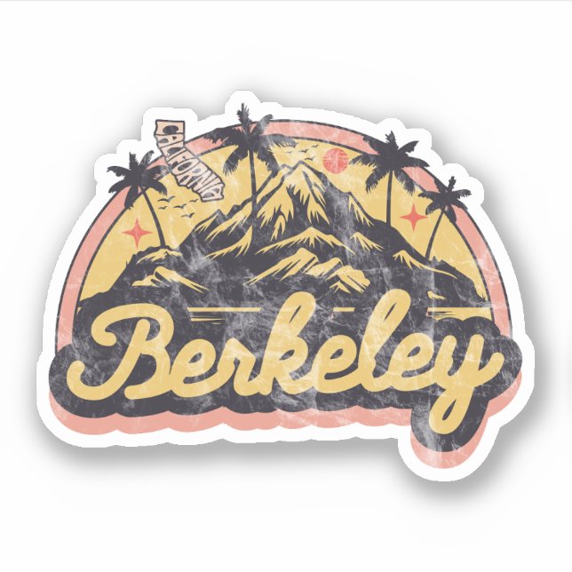 Berkeley, Kalifornien Aufkleber (Vorderseite)