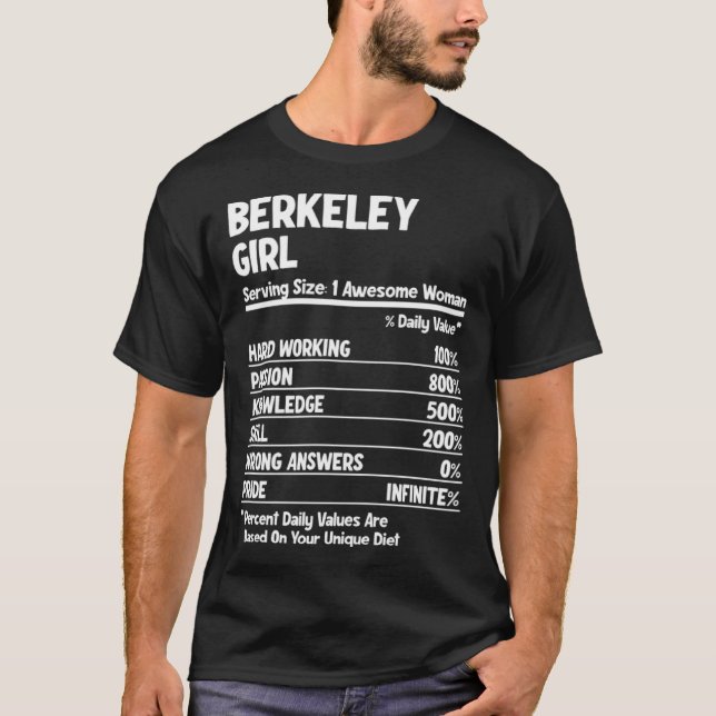 Berkeley Mädchen T-Shirt (Vorderseite)