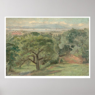 Berkeley mit Blick auf die U. of California (0138B Poster