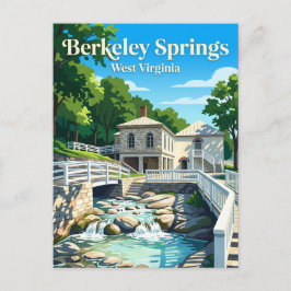 Berkeley Springs State Park USA Postkarte