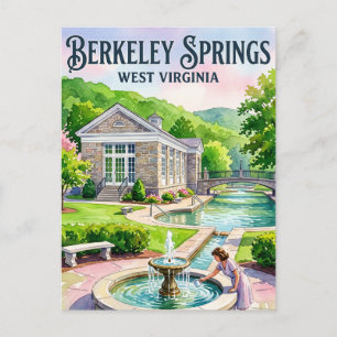 Berkeley Springs State Park USA Postkarte
