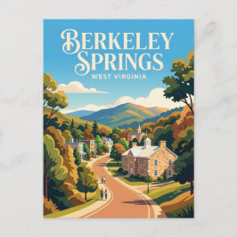 Berkeley Springs USA -> Berkeley Springs, USA wird Postkarte