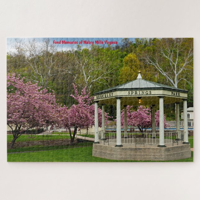 Berkeley Virginia im Frühling. Jigsaw Puzzle (Horizontal)