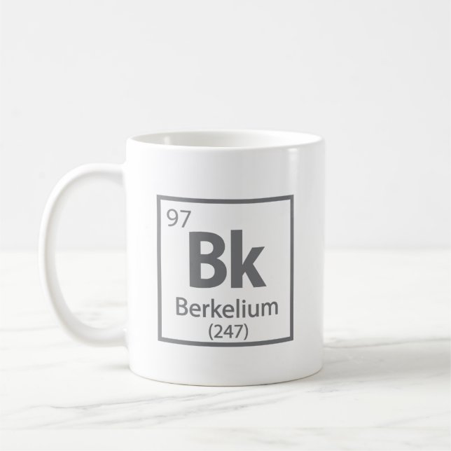Berkelium - Berkeley Kaffeetasse (Links)